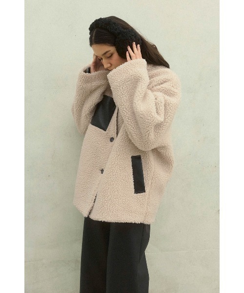 ALEXIA STAM（アリシアスタン）の「Reversible Boa Jacket