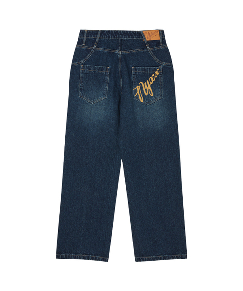 NYXX(エヌワイエックスエックス)の「LOGO EMBOSSED DENIM PANTS INDIGO(デニムパンツ・レディース・その他・SMALL/MEDIUM)」の3枚目の写真