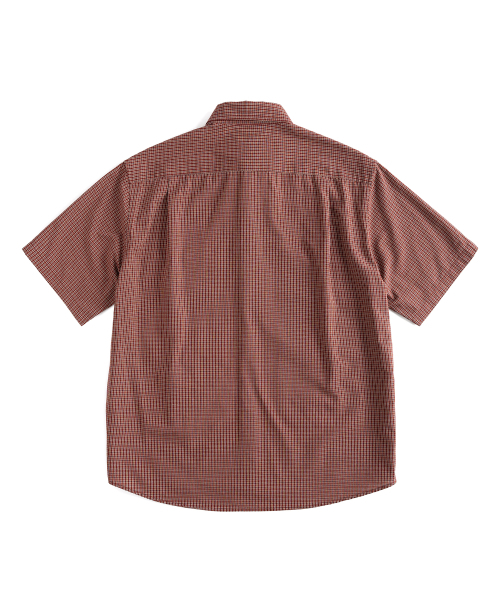 WILD BRICKS(ワイルドブリックス)の「W23 チェックユーティリティシャツ(レッド)(シャツ/ブラウス・メンズ・その他・LARGE/X-LARGE/MEDIUM)」の2枚目の写真