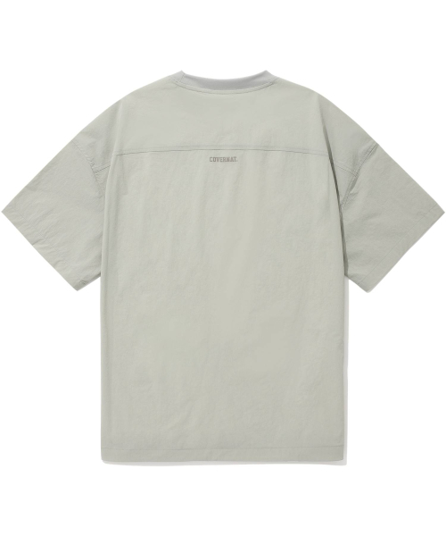 COVERNAT(カバーナット)の「カレッジテックナイロンTシャツカーキ(Tシャツ/カットソー・レディース・その他・MEDIUM/LARGE/X-SMALL/SMALL)」の2枚目の写真