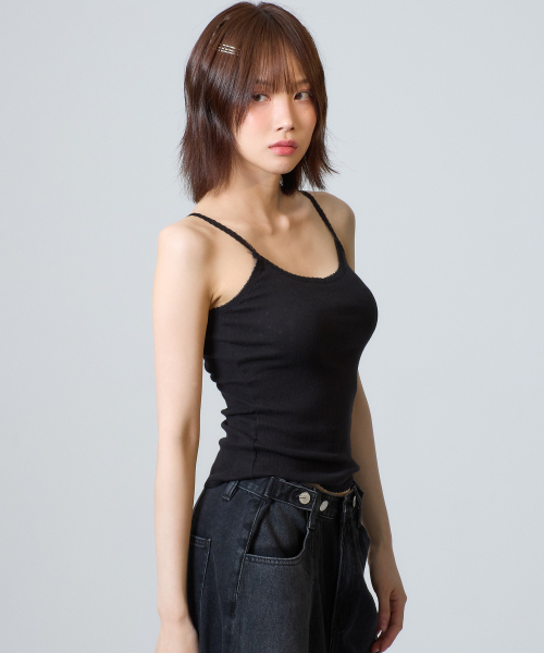 UNKNOWN PLANET(アンノウンプラネット)の「レースノースリーブトップス ブラック(Tシャツ/カットソー・レディース・その他・FREE)」の3枚目の写真