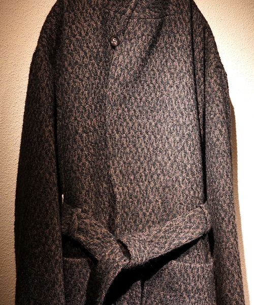 TROVE（トローヴ）の「MODERN TWEED GOWN COAT（その他アウター・メンズ・オリーブ系・1/3）」の7枚目の写真