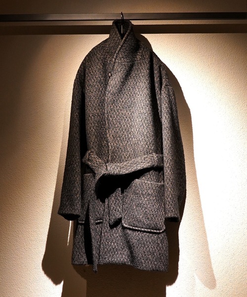 TROVE（トローヴ）の「MODERN TWEED GOWN COAT（その他アウター・メンズ・オリーブ系・1/3）」の9枚目の写真