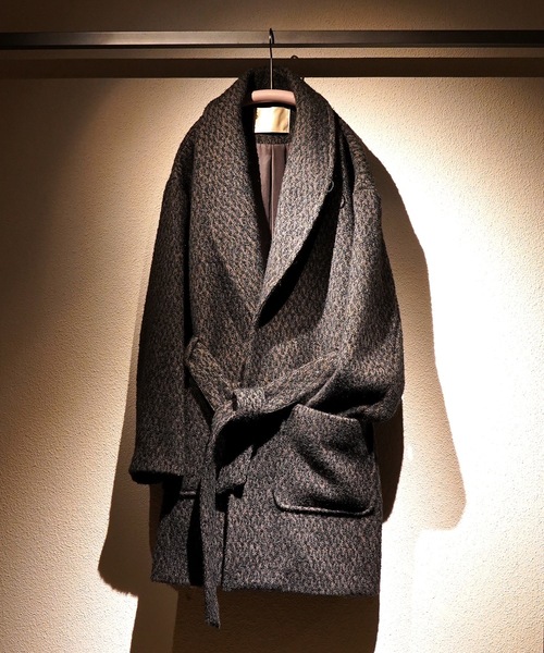 TROVE（トローヴ）の「MODERN TWEED GOWN COAT（その他アウター・メンズ・オリーブ系・1/3）」の10枚目の写真
