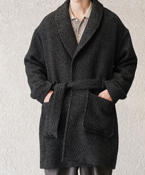 TROVE（トローヴ）の「MODERN TWEED GOWN COAT（その他アウター・メンズ・オリーブ系・1/3）」の12枚目の写真
