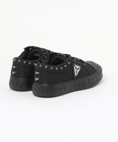 BOY LONDON(ボーイロンドン)の「【BOY LONDON】BOY CANVAS LOW-CUT SNEAKER(スニーカー・メンズ・ブラック・36)」の5枚目の写真