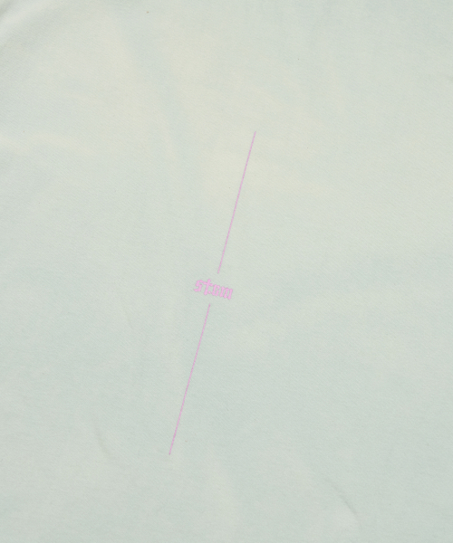 STIGMA(スティグマ)の「Crayon STGM Vintage-Like Washed Oversized Short Sleeves T-Shirts Sky Blue(Tシャツ/カットソー・メンズ・その他・LARGE/MEDIUM/X-LARGE)」の6枚目の写真