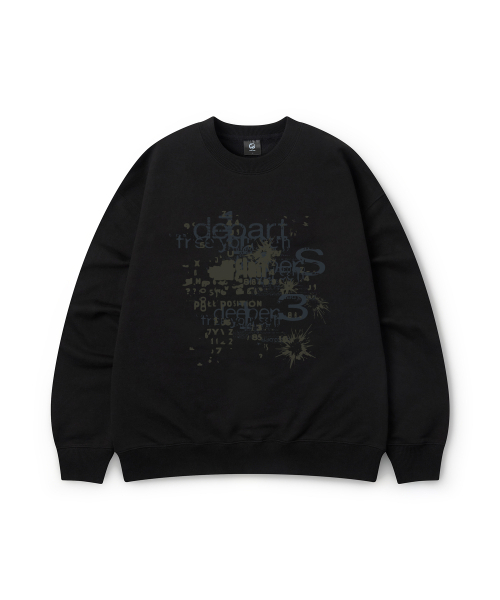 CAMEL WORK（キャメルワーク）の「ディパート S スウェットシャツ（ブラック）（スウェット・メンズ・その他・MEDIUM/LARGE/X-LARGE）」の2枚目の写真