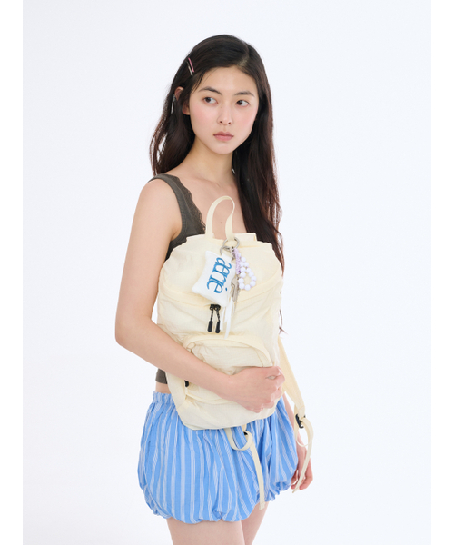Salad bowls（サラダボール）の「501 LIP NYLON BACKPACK [LEMON]（バックパック/リュック・レディース・レモンイエロー・FREE）」の2枚目の写真