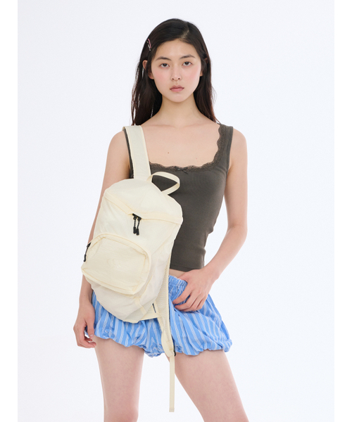 Salad bowls（サラダボール）の「501 LIP NYLON BACKPACK [LEMON]（バックパック/リュック・レディース・レモンイエロー・FREE）」の8枚目の写真
