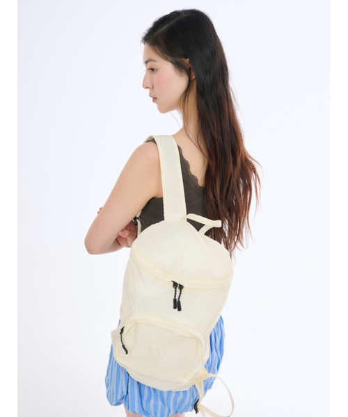 Salad bowls（サラダボール）の「501 LIP NYLON BACKPACK [LEMON]（バックパック/リュック・レディース・レモンイエロー・FREE）」の10枚目の写真