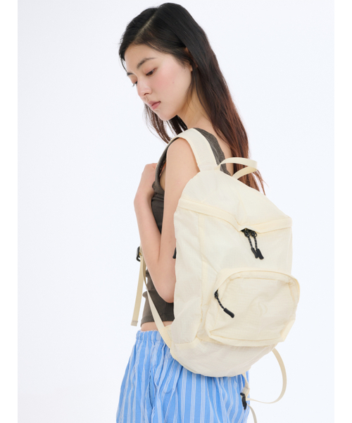Salad bowls（サラダボール）の「501 LIP NYLON BACKPACK [LEMON]（バックパック/リュック・レディース・レモンイエロー・FREE）」の12枚目の写真