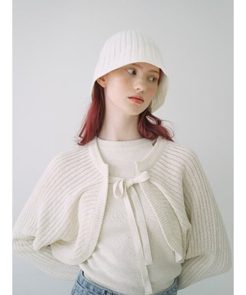 未使用級＊RED VALENTINO【定価約9万】ドットチュールブラウス 42