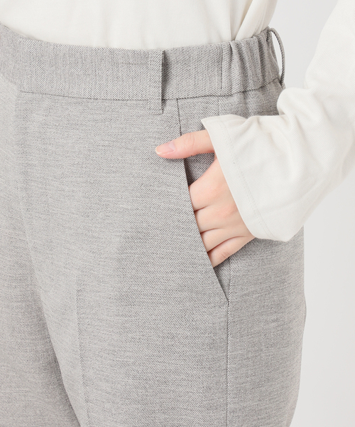 SLOBE IENA（スローブイエナ）の「《セットアップ対応可/3サイズ展開》ウォッシャブルツイルストレートパンツ（その他パンツ・レディース・ネイビー/グレー・36/38/40）」の14枚目の写真