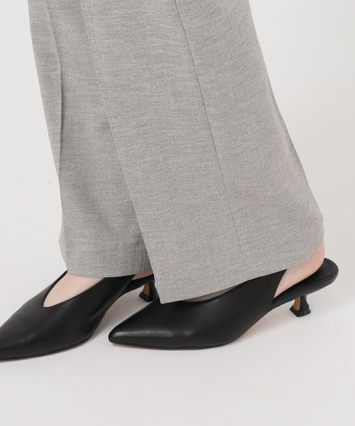 SLOBE IENA（スローブイエナ）の「《セットアップ対応可/3サイズ展開》ウォッシャブルツイルストレートパンツ（その他パンツ・レディース・ネイビー/グレー・36/38/40）」の11枚目の写真