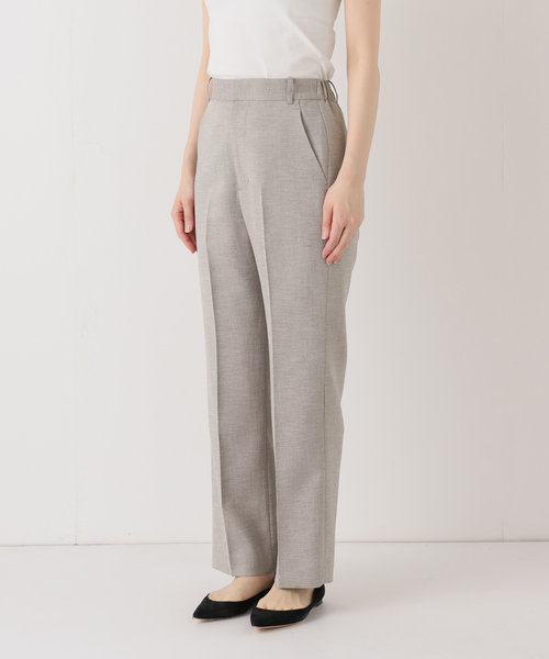 SLOBE IENA（スローブイエナ）の「《セットアップ対応可/3サイズ展開》ウォッシャブルツイルストレートパンツ（その他パンツ・レディース・ネイビー/グレー・36/38/40）」の5枚目の写真