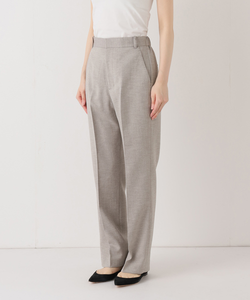 SLOBE IENA（スローブイエナ）の「《セットアップ対応可/3サイズ展開》ウォッシャブルツイルストレートパンツ（その他パンツ・レディース・ネイビー/グレー・36/38/40）」の4枚目の写真