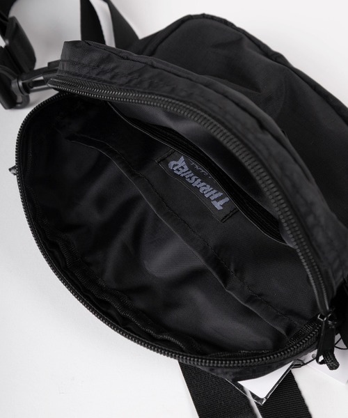 THRASHER（スラッシャー）の「【79】【THRASHER/スラッシャー】ブランドロゴ ミニショルダーバック（ショルダーバッグ・メンズ・ブラック/ブラック系その他/ダークグリーン・FREE）」の5枚目の写真