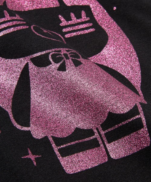 ZOZO（ゾゾ）の「コレサワ BLACK COLLECTION by ZOZOTOWN　れ子ちゃんラメTシャツ（Tシャツ/カットソー・レディース・ブラック/ピンク・LL/L/M/S）」の6枚目の写真