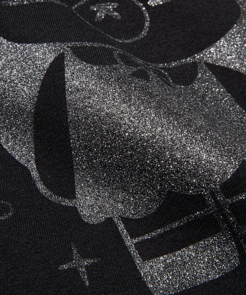 ZOZO（ゾゾ）の「コレサワ BLACK COLLECTION by ZOZOTOWN　れ子ちゃんラメTシャツ（Tシャツ/カットソー・レディース・ブラック/ピンク・LL/L/M/S）」の9枚目の写真