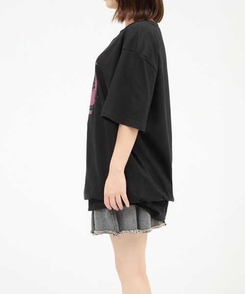 ZOZO（ゾゾ）の「コレサワ BLACK COLLECTION by ZOZOTOWN　れ子ちゃんラメTシャツ（Tシャツ/カットソー・レディース・ブラック/ピンク・LL/L/M/S）」の13枚目の写真