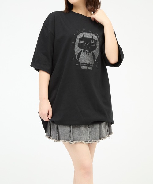 ZOZO（ゾゾ）の「コレサワ BLACK COLLECTION by ZOZOTOWN　れ子ちゃんラメTシャツ（Tシャツ/カットソー・レディース・ブラック/ピンク・LL/L/M/S）」の11枚目の写真