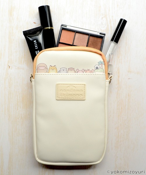 M-factory（エムファクトリー）の「ポーチ キャラクター スマホストラップ なんでもいきもの「スマホポーチ」 なんもの スマホ用ポーチ（スマホグッズ・レディース・グレー/イエロー・ONE SIZE）」の19枚目の写真