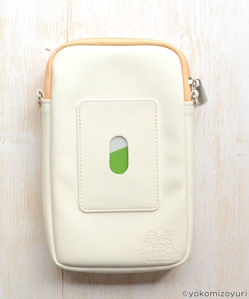 M-factory（エムファクトリー）の「ポーチ キャラクター スマホストラップ なんでもいきもの「スマホポーチ」 なんもの スマホ用ポーチ（スマホグッズ・レディース・グレー/イエロー・ONE SIZE）」の21枚目の写真