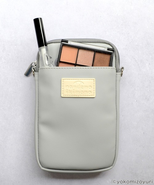 M-factory（エムファクトリー）の「ポーチ キャラクター スマホストラップ なんでもいきもの「スマホポーチ」 なんもの スマホ用ポーチ（スマホグッズ・レディース・グレー/イエロー・ONE SIZE）」の11枚目の写真