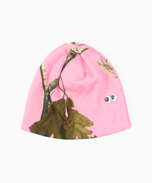 INFIELDER DESIGN（インフィールダーデザイン）の「INFIELDER DESIGN / インフィールダーデザイン Real tree eye BEANIE（ニットキャップ/ビーニー・メンズ・ブラウン/ピンク・FREE）」の2枚目の写真