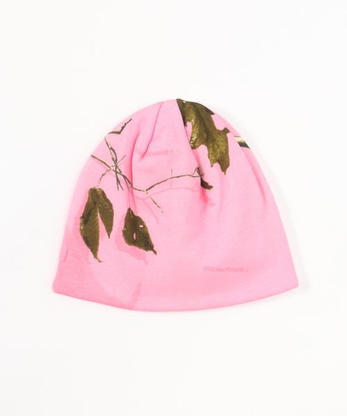 INFIELDER DESIGN（インフィールダーデザイン）の「INFIELDER DESIGN / インフィールダーデザイン Real tree eye BEANIE（ニットキャップ/ビーニー・メンズ・ブラウン/ピンク・FREE）」の3枚目の写真