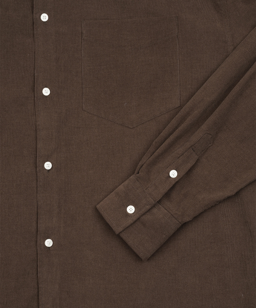 LIEU HOMME（リュウオム）の「Western Corduroy Shirt_Brown（シャツ/ブラウス・メンズ・ブラウン・MEDIUM）」の5枚目の写真