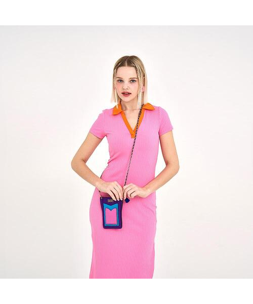 SUIN(スイン)の「3pocket cellphonbag- purple(メッセンジャーバッグ・レディース・その他・FREE)」の4枚目の写真