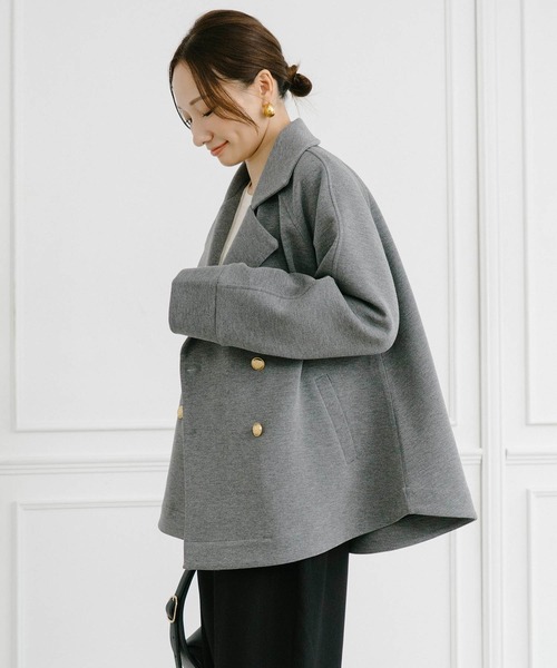 ダンボールミドルフレアートレンチコート（トレンチコート）｜Emma