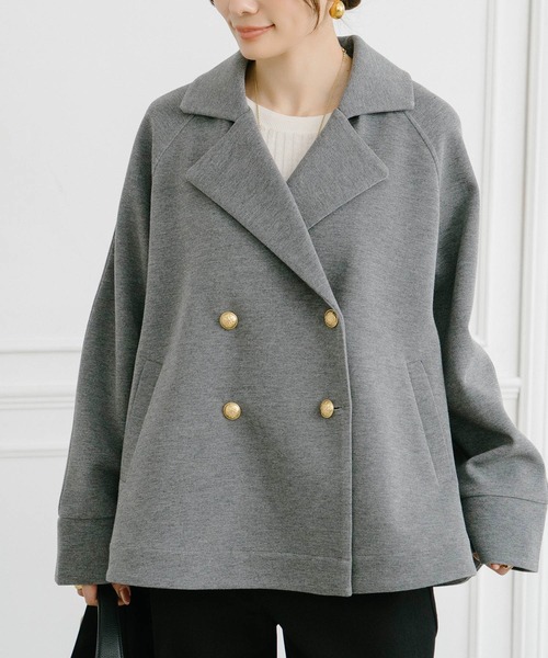 Emma Taylor（エマテイラー）の「ダンボールミドルフレアートレンチコート（トレンチコート・レディース・ブラック/MD.Gray・FREE）」の20枚目の写真