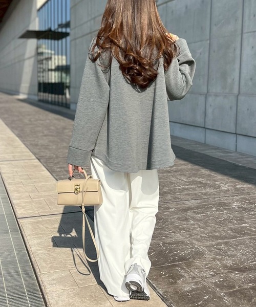 Emma Taylor（エマテイラー）の「ダンボールミドルフレアートレンチコート（トレンチコート・レディース・ブラック/MD.Gray・FREE）」の11枚目の写真