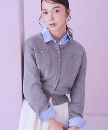 earth music&ecology | 【2026SS】ダブルポケットカーディガン(カーディガン/ボレロ)