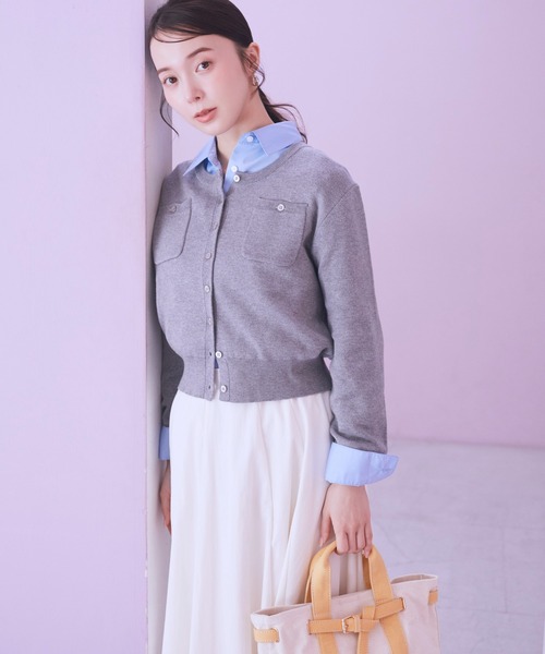 2026SS】ダブルポケットカーディガン（カーディガン/ボレロ）｜earth