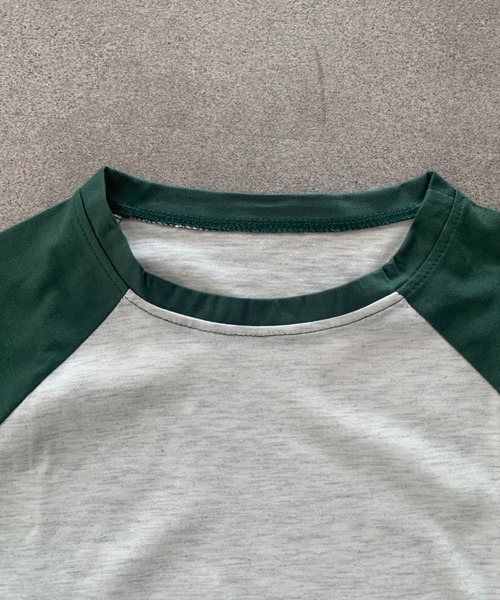 SHEPP(シープ)の「【26年春新作】ラグランカラーショートロンT(Tシャツ/カットソー・レディース・ブラック/グリーン/ベージュ・M/L)」の20枚目の写真