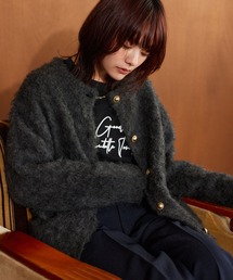 mysty woman | モヘヤライクミドルカーデ　640177(カーディガン/ボレロ)