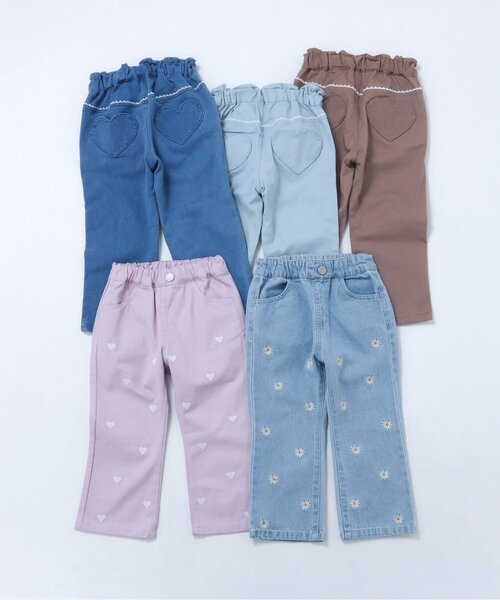 apres les cours(アプレレクール)の「ハートポケットきゅんパンツ_ジュニア対応(その他パンツ・キッズ・ミント/インディゴブルー/ブラウン・100/120/110/90/80/140/130)」の14枚目の写真