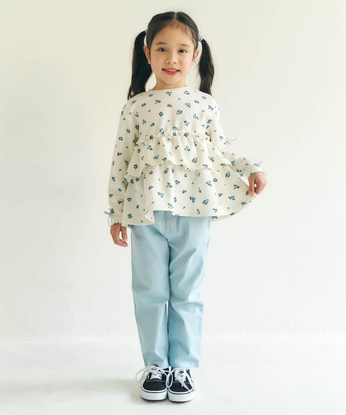 apres les cours(アプレレクール)の「ハートポケットきゅんパンツ_ジュニア対応(その他パンツ・キッズ・ミント/インディゴブルー/ブラウン・100/120/110/90/80/140/130)」の22枚目の写真