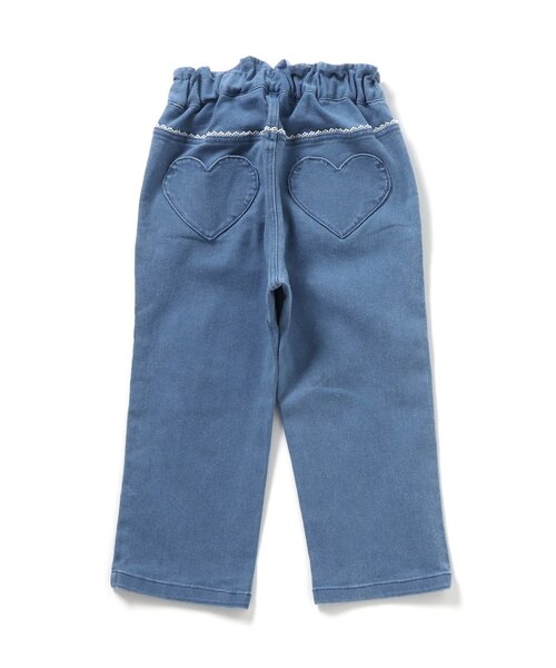 apres les cours(アプレレクール)の「ハートポケットきゅんパンツ_ジュニア対応(その他パンツ・キッズ・ミント/インディゴブルー/ブラウン・100/120/110/90/80/140/130)」の5枚目の写真