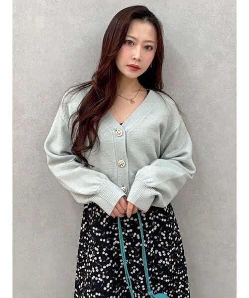 MERCURYDUO(マーキュリーデュオ)の「ダブルラッフルバイカラーパイピングワンピース(ワンピース・レディース・アイボリー/ブラック・SMALL/MEDIUM)」の12枚目の写真