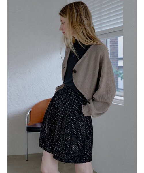 AVANT-G(アバン)の「Bolero Oversized Knit Cardigan - MOCHA(カーディガン/ボレロ・レディース・その他・FREE)」の2枚目の写真