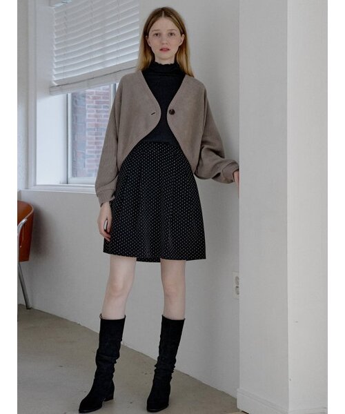 AVANT-G(アバン)の「Bolero Oversized Knit Cardigan - MOCHA(カーディガン/ボレロ・レディース・その他・FREE)」の6枚目の写真
