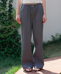 BUT'TON（ボッタン）の「Seersucker Band Pants (Navy)（その他パンツ）」