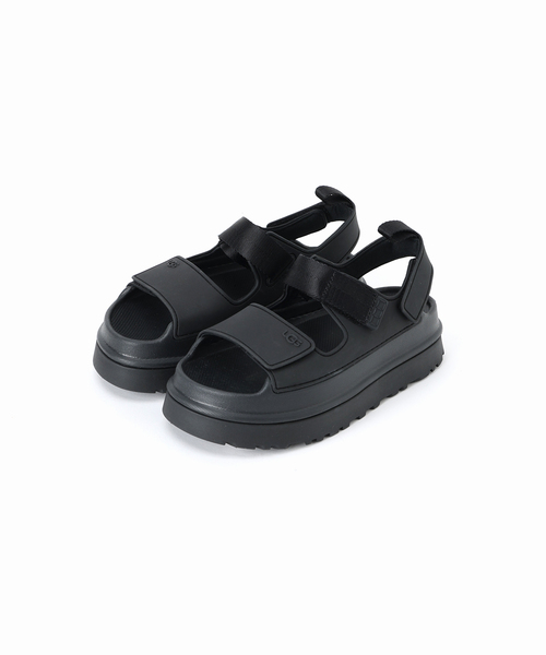UGG（アグ）の「《別注カラーあり/追加2》 UGG/アグ GoldenGlow Sandal W（サンダル・レディース・カーキ/ブラック・22cm/25cm/24cm/23cm）」の3枚目の写真