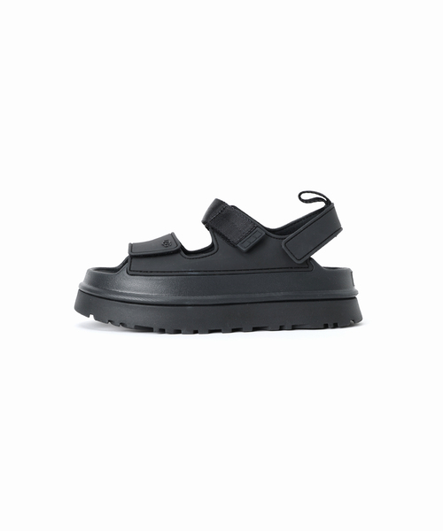 UGG（アグ）の「《別注カラーあり/追加2》 UGG/アグ GoldenGlow Sandal W（サンダル・レディース・カーキ/ブラック・22cm/25cm/24cm/23cm）」の4枚目の写真