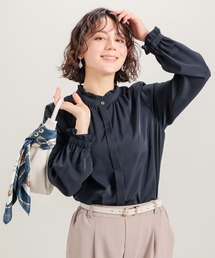 GLACIER lusso（グラシアルッソ）の「スタンドフリルブラウス（シャツ/ブラウス）」